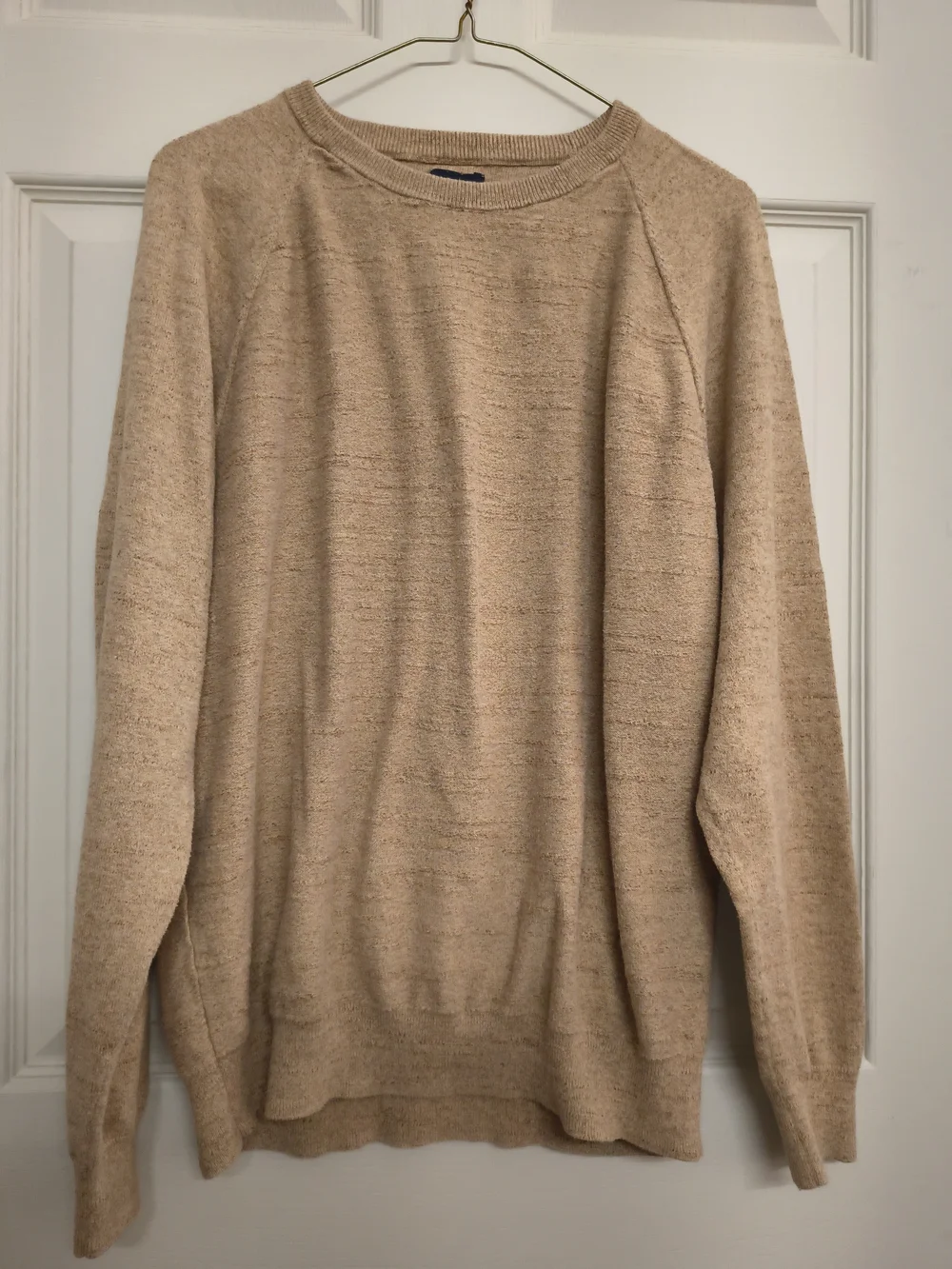 J. Crew Men’s Crewneck Sweater in Beige 🔥